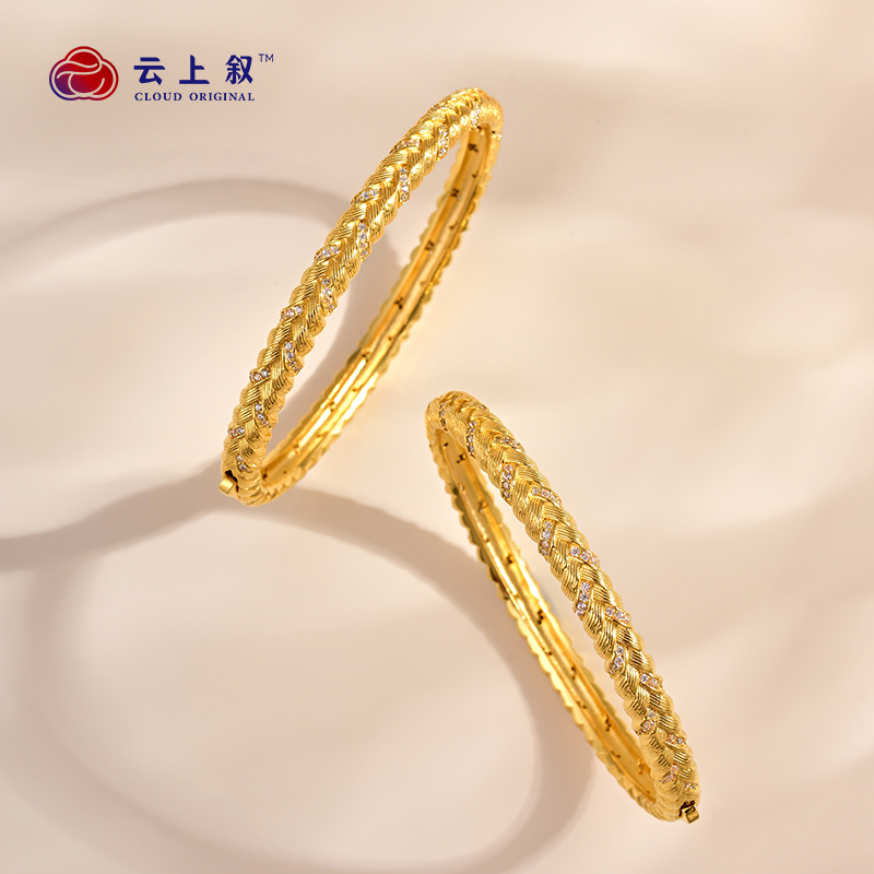 足银手镯 V26165-K 足银手镯（商城）