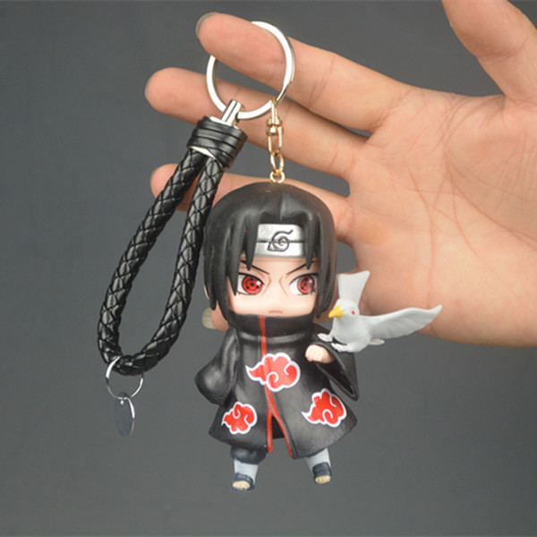 火影忍者手办模型潮玩宇智波鼬钥匙扣汽车摆件男生挂件饰品公仔