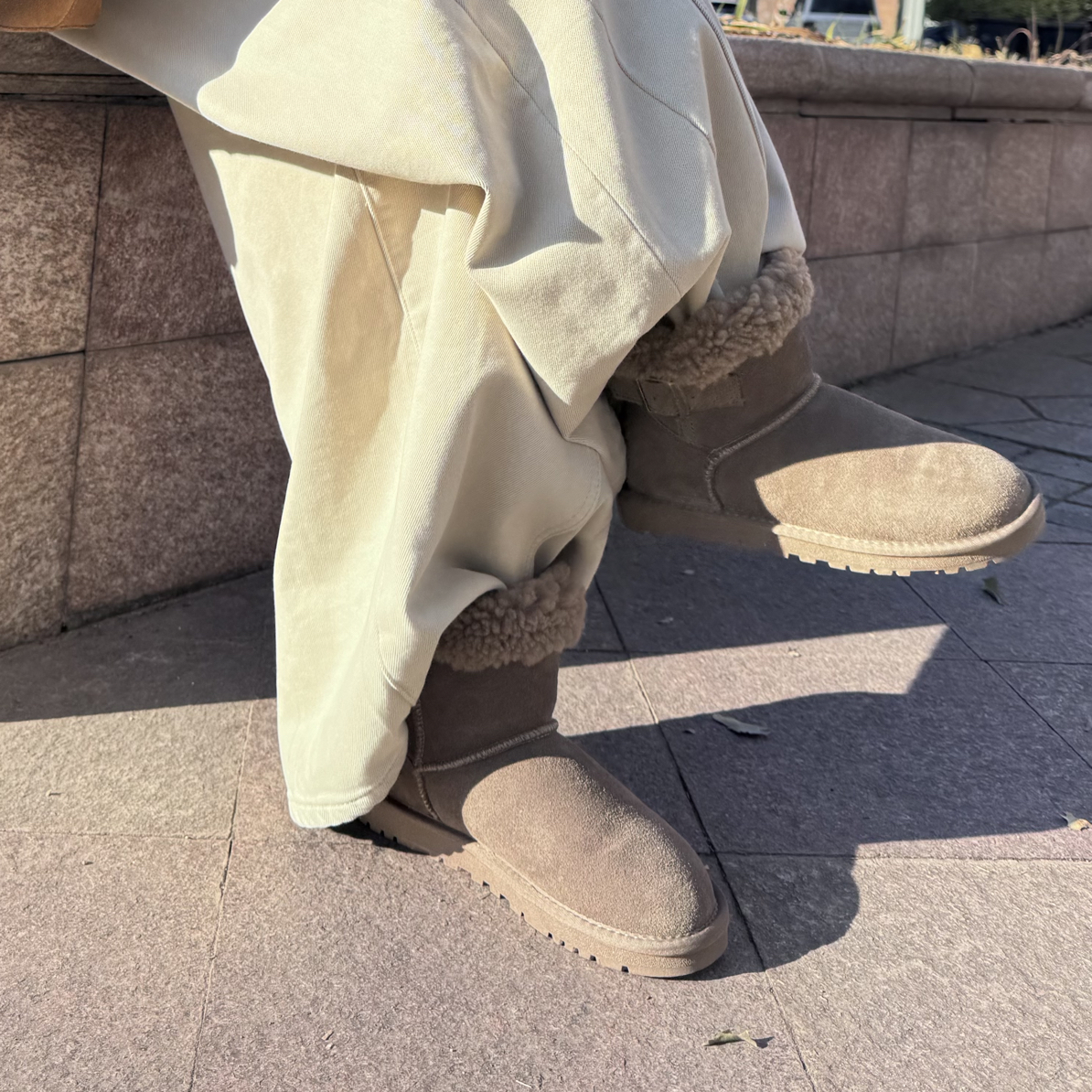 冬·【限定氛围】感外翻百搭真皮雪地靴