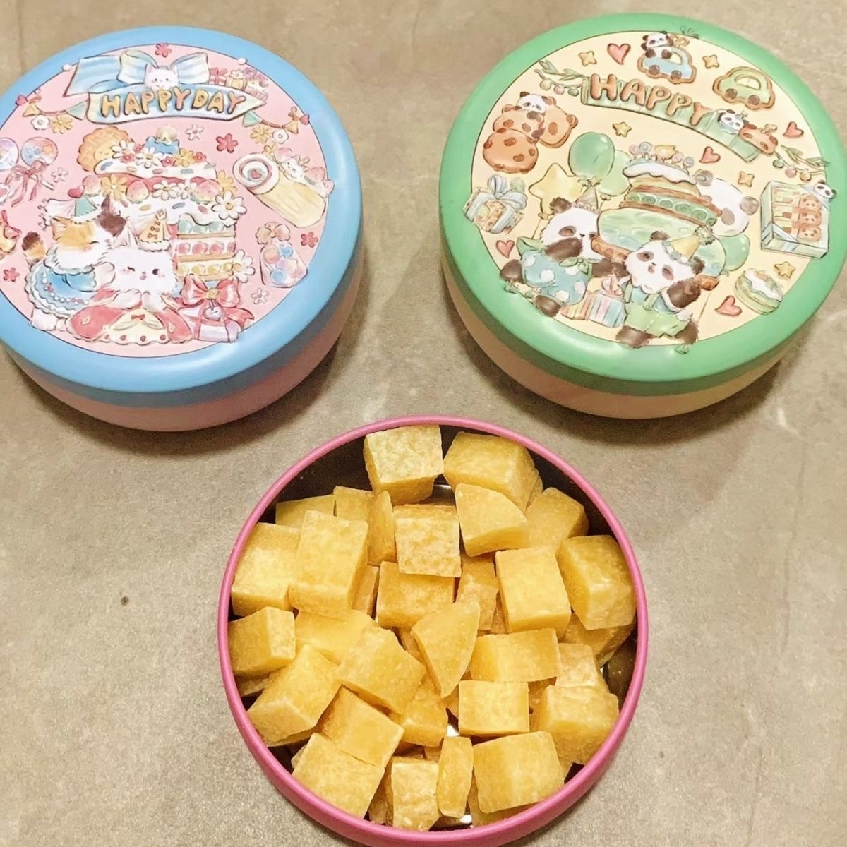 喜糖古早百草梨膏糖甜美罐装手工润糖可爱罐装送女友送男友圣诞