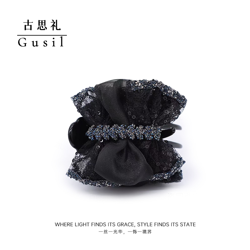 现货专区【穗月流年】韩系发夹女后脑勺丸子夹2025新款鲨鱼抓夹发饰