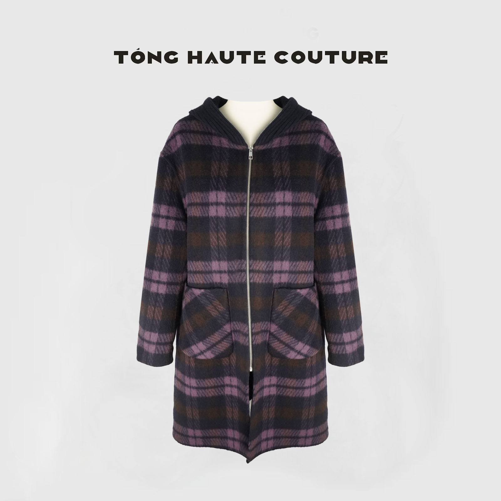 【尘光】25年秋轻奢风/轻熟风羊毛+羊绒高级感时尚毛呢外套 YW368