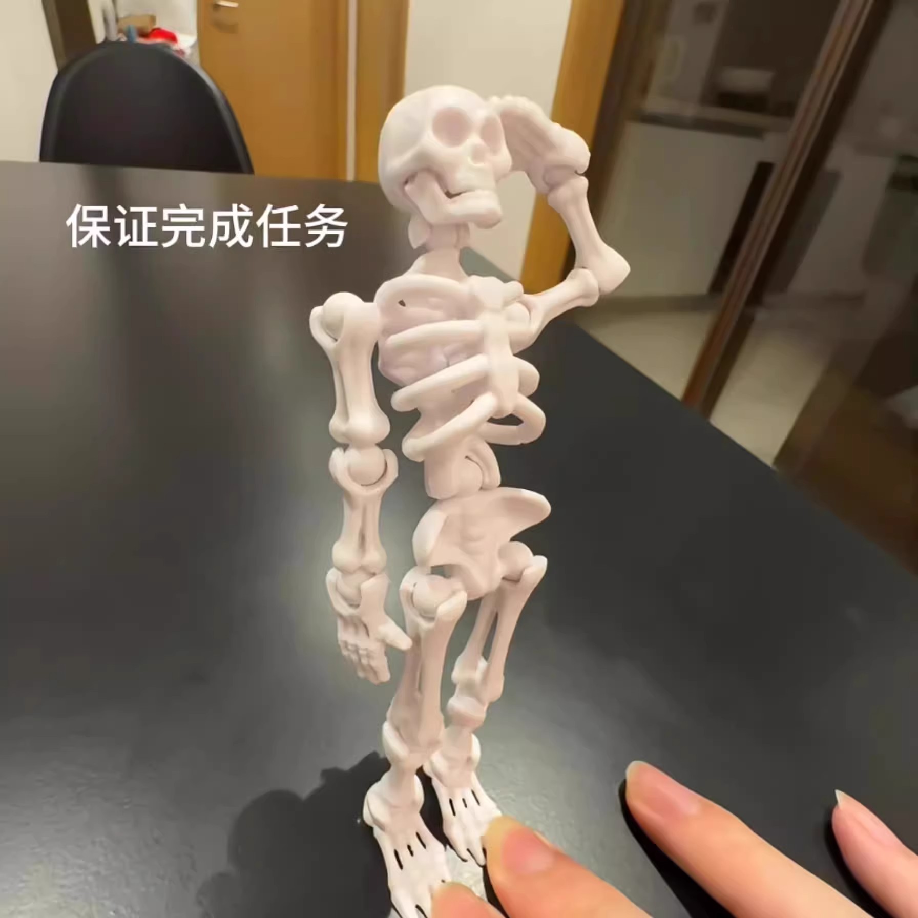 Dummy13骷髅可动人偶全关节可动上课能玩的小玩具拼装益智玩具男