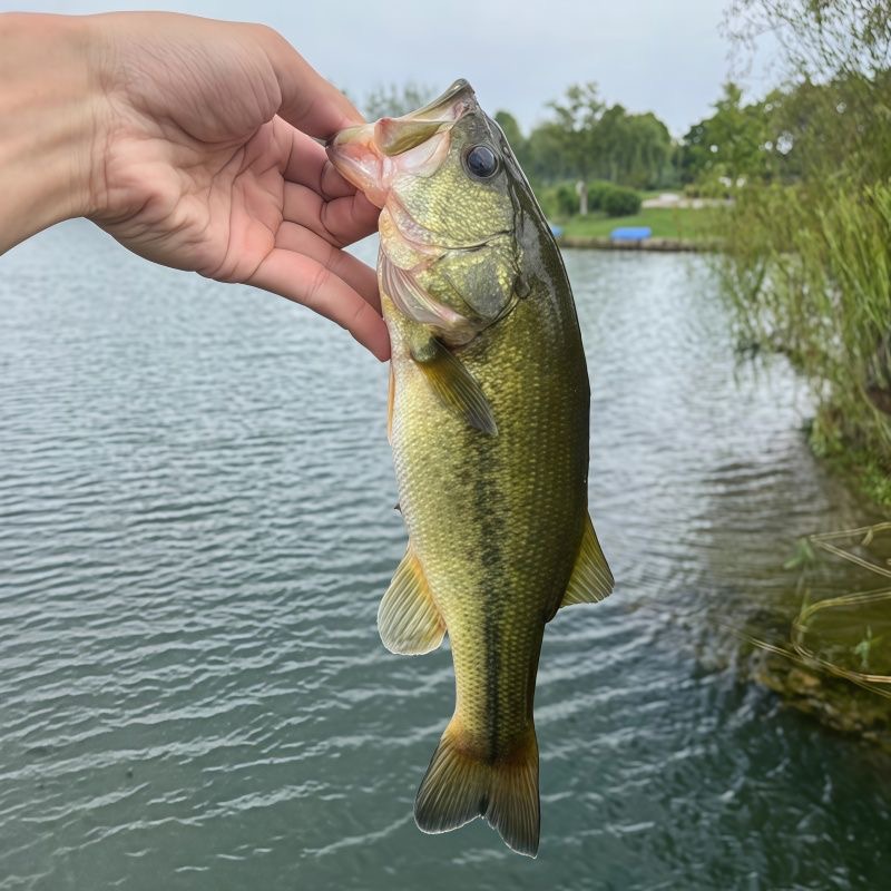 加州鲈鱼 大口黑鲈鱼淡水鱼 宠物活体水族观赏鱼