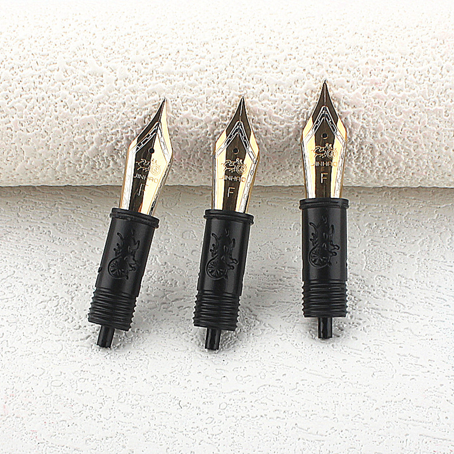 金豪笔尖总成替换钢笔尖适用于100树脂钢笔替换EF尖/F尖/M尖