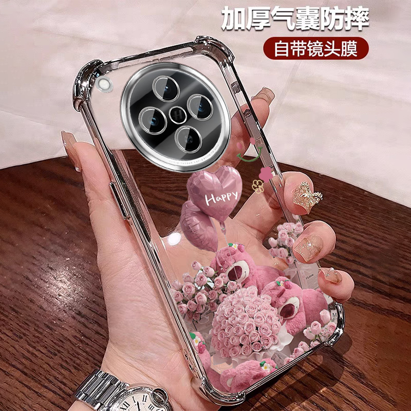 适用oppofindx8s+手机壳可爱公主风韩系findx8s硅胶全包镜头透明