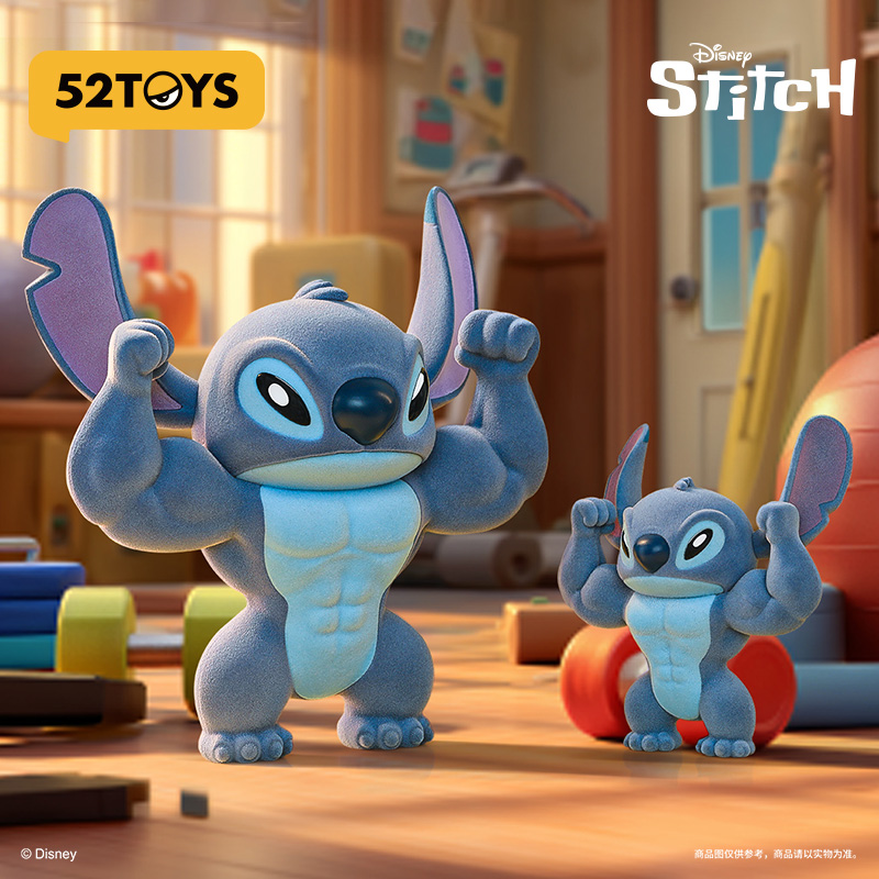 52TOYS史迪仔plus版决战钢图肌肉男20cm史迪奇潮玩圣诞新年礼物