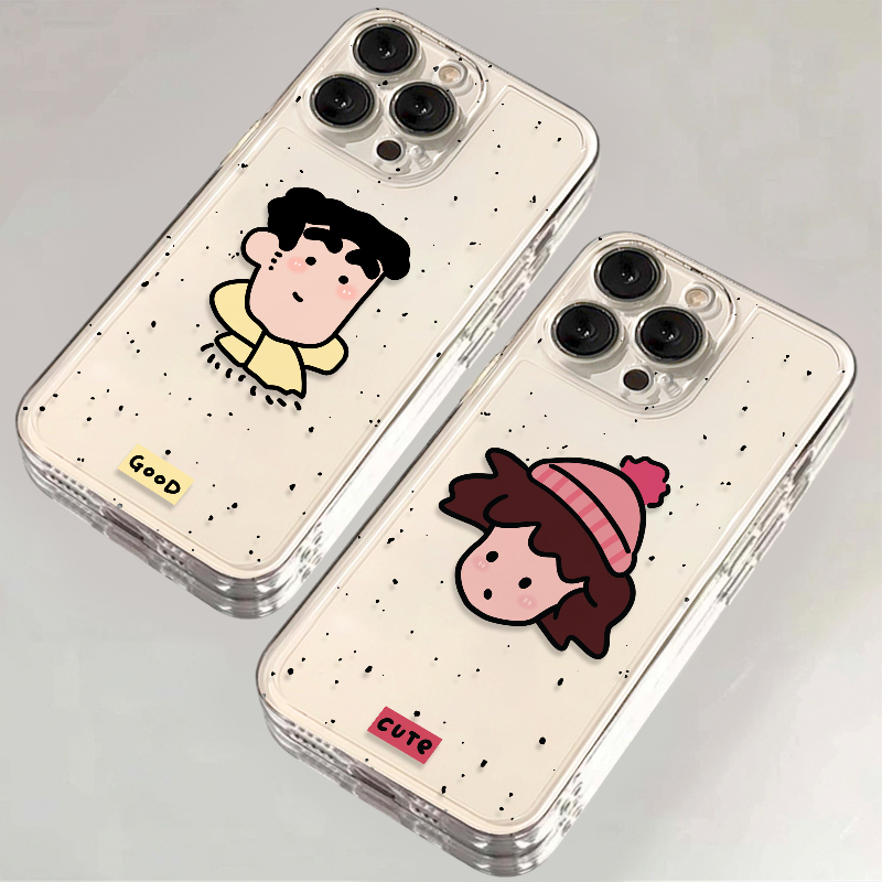 情侣美伢广志适用苹果iPhone13手机壳16软壳1511华为vivo小米oppo