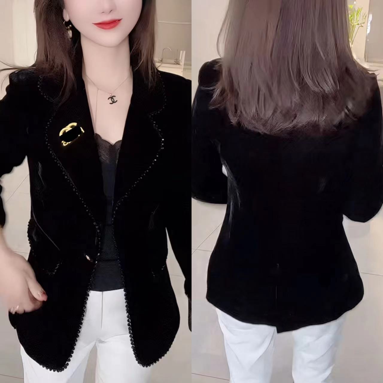 短外套轻熟风小西装洋气时尚气质名媛秋季显瘦小香风