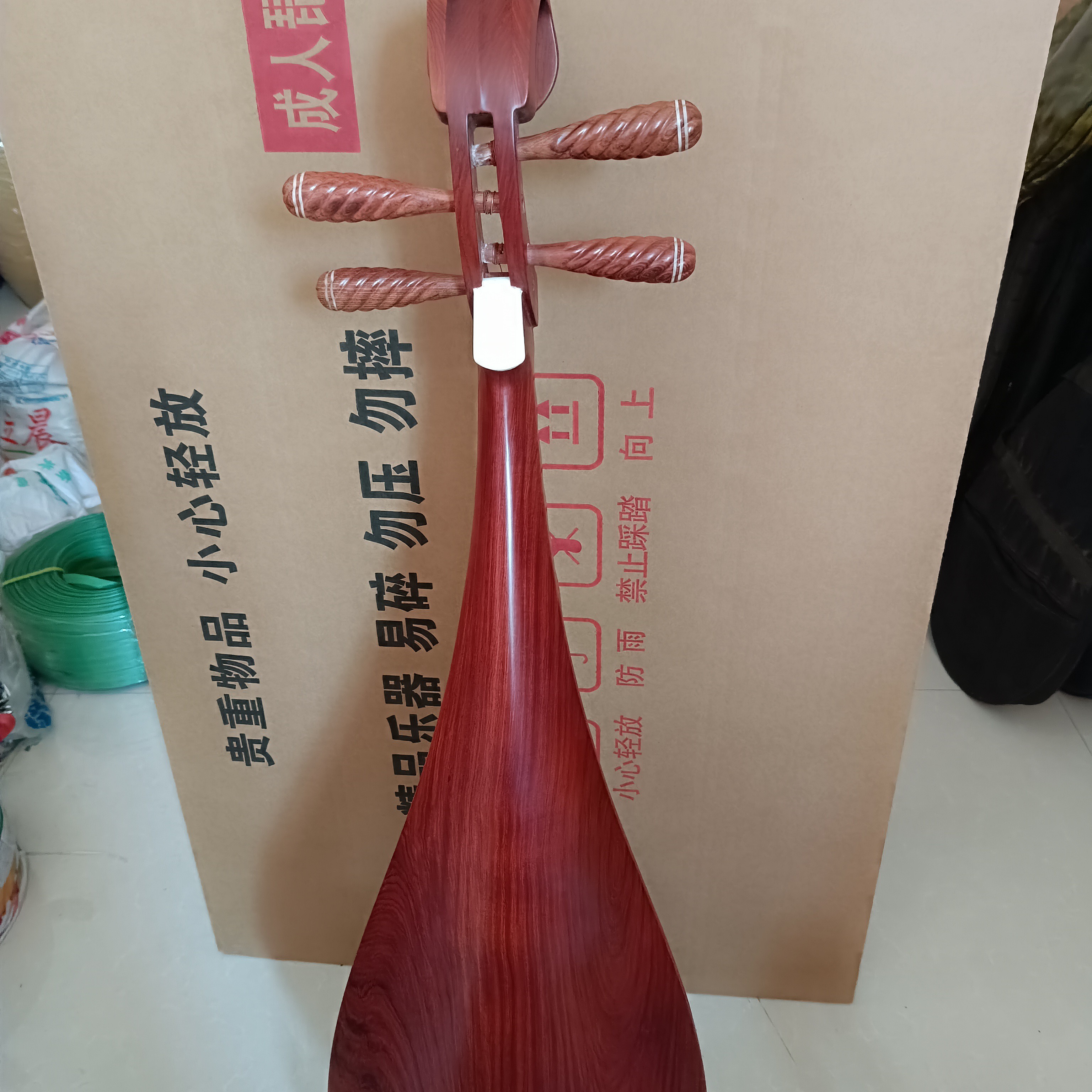 老料奥氏黄檀酸枝木琵琶整版抛光没有拼接适合专业教学考级演奏琴