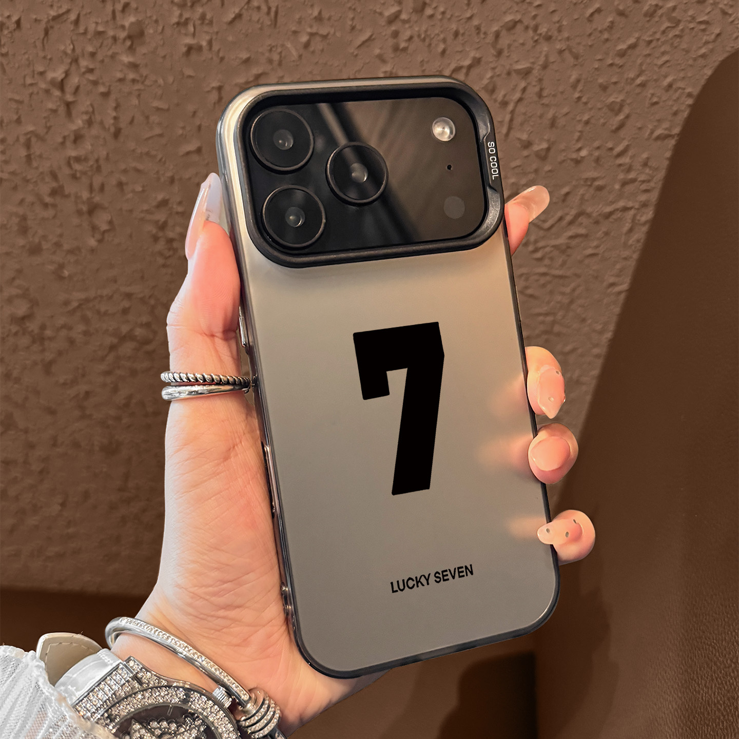 数字7适用苹果17promax手机壳iphone16pro新款高级苹果15pro防摔
