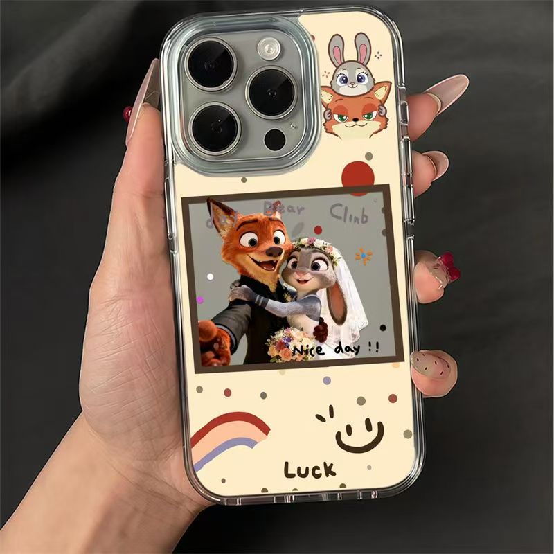 朱迪尼克适用于苹果17/16promax苹果大孔透明手机壳15/14plus防摔