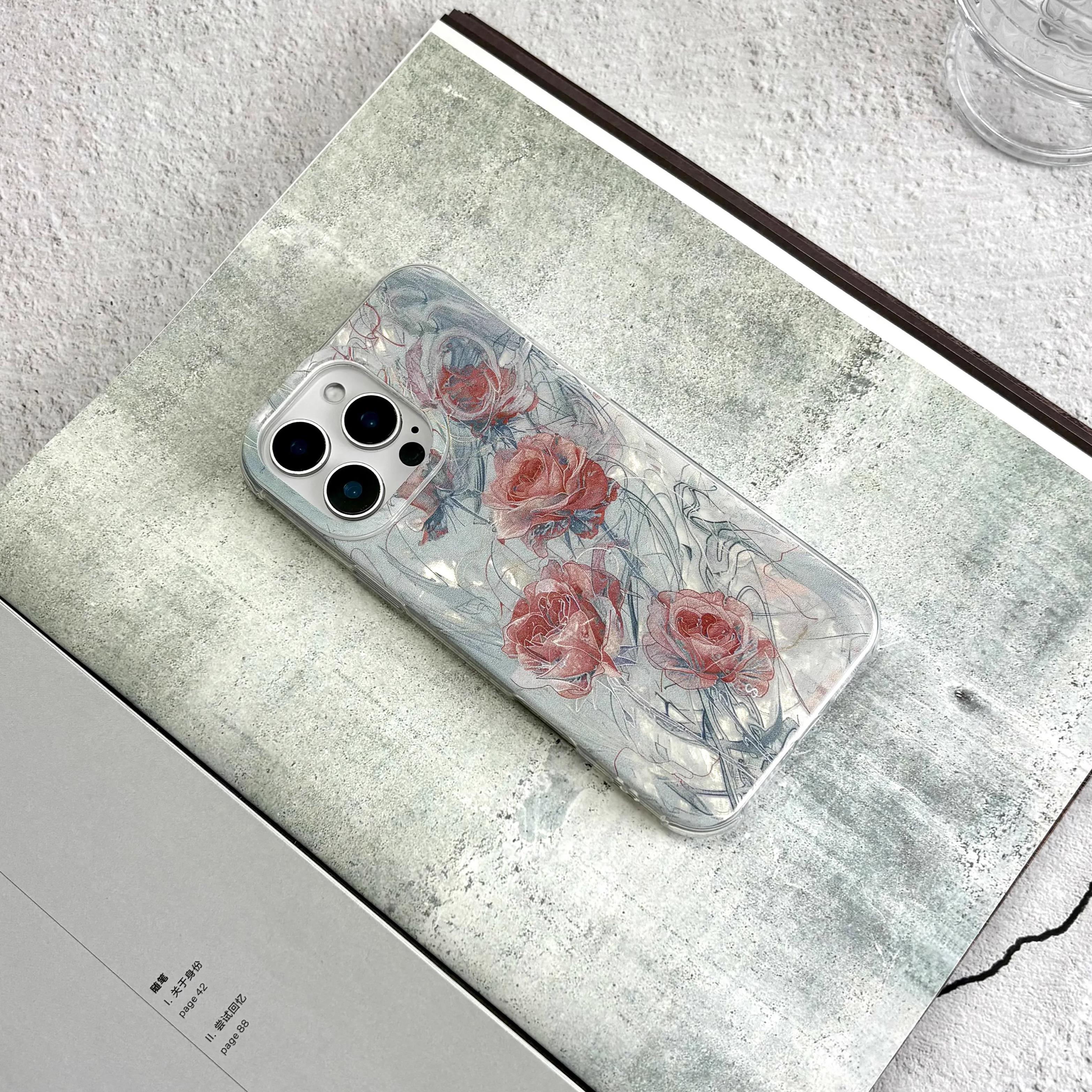 适用玫瑰献诗 | So so Lab | 个性iphone16promax小米15苹手机壳