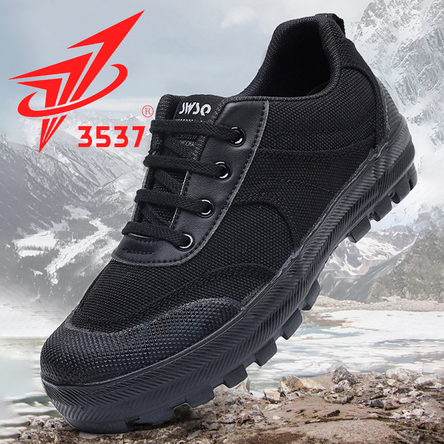 正品3537解放鞋男训练鞋耐磨工地鞋透气劳保鞋防臭胶鞋防滑户外鞋