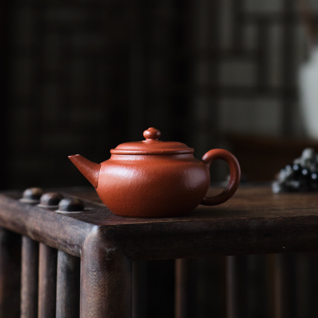 涌泉·全手工 紫砂壶原矿家藏粗砂大红袍朱泥 容量180CC