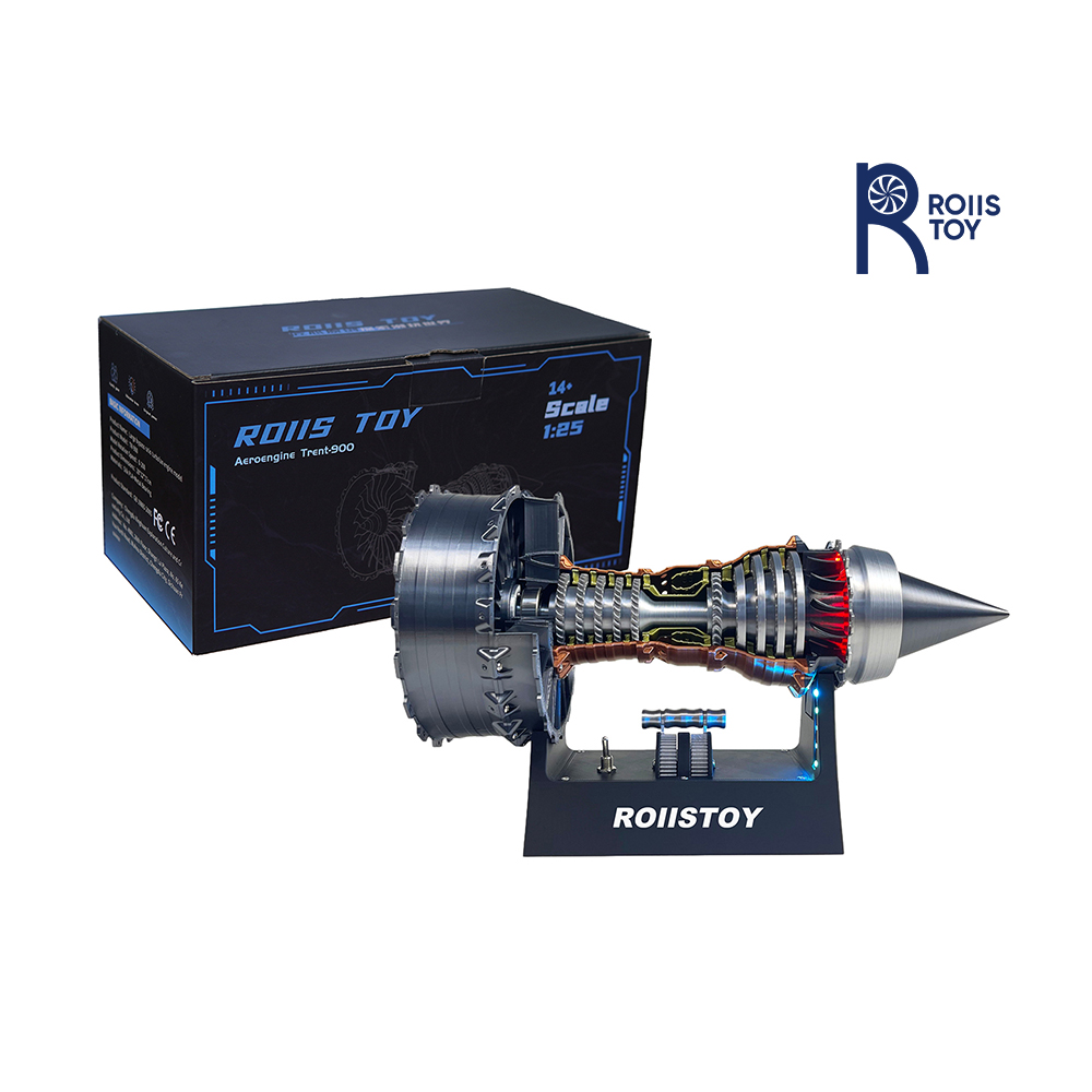 【磁吸升级】罗罗飞机发动机涡扇引擎模型拼装益智玩具科技圣诞礼物