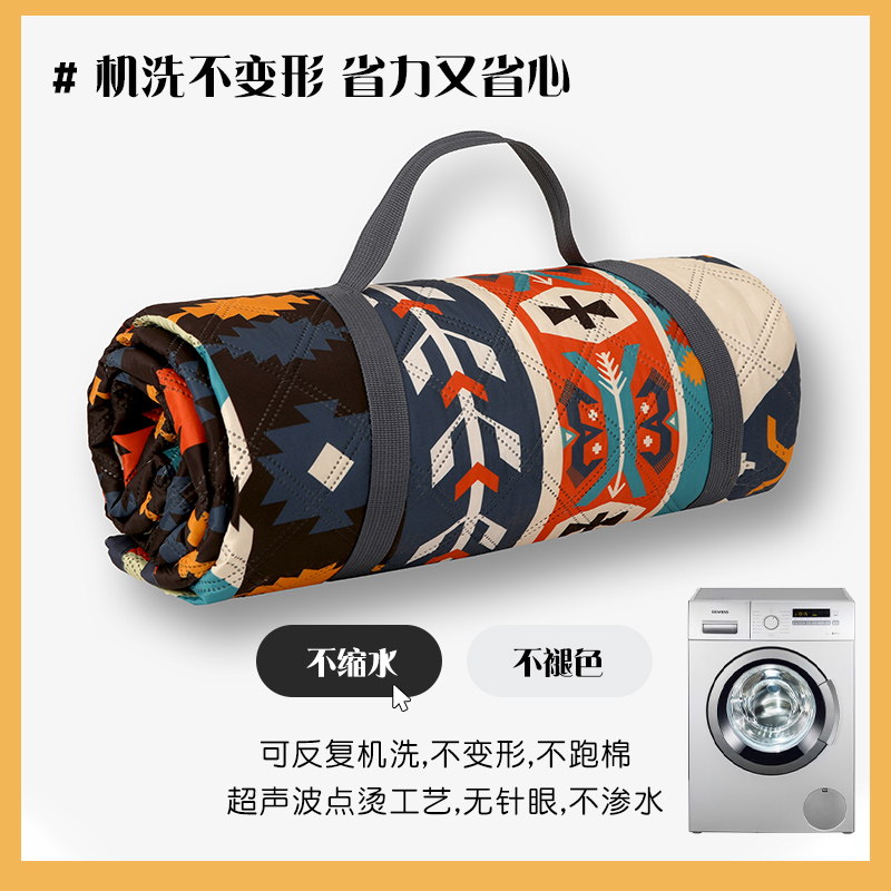 轻野拾光高品质加大加厚野餐垫超声波防潮露营垫适配各充气帐篷