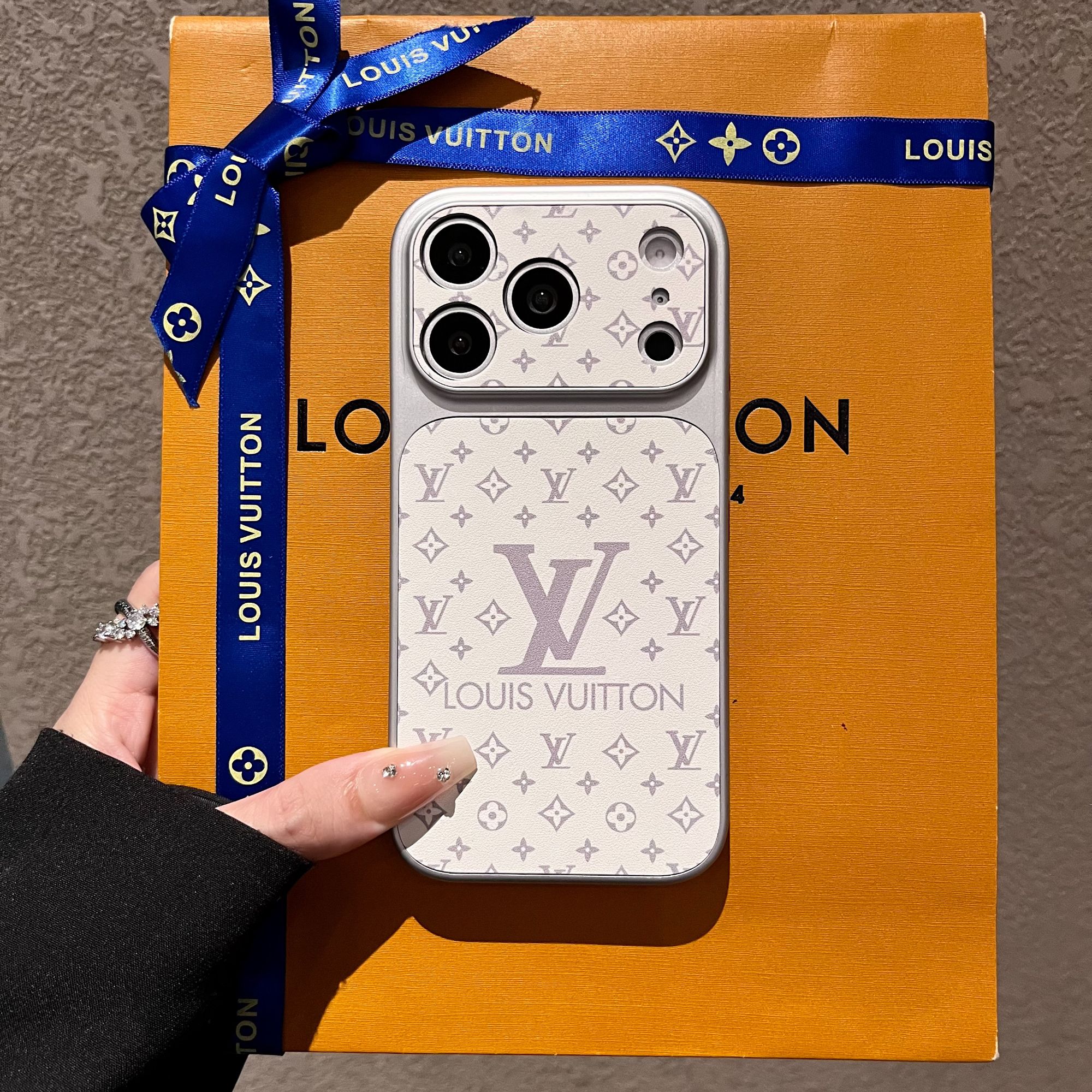 网红新款高档适用iPhone17ProMax手机壳老花15全包苹果16女神软套