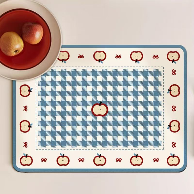 餐垫ins风厨房台面沥水垫咖啡机专用吸水垫子桌垫小块隔热茶杯垫