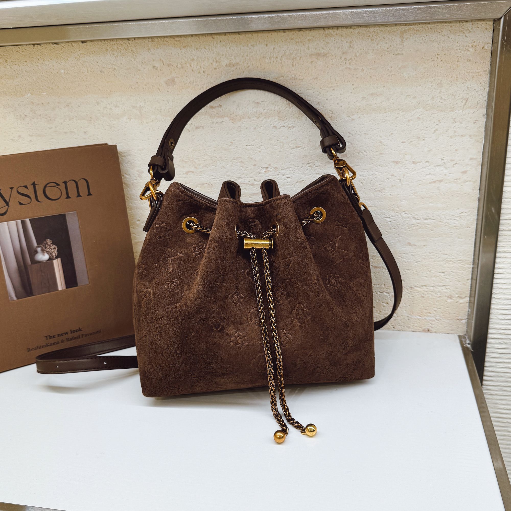 1271【大福袋】秋冬新款水桶福袋包【底宽23高18】