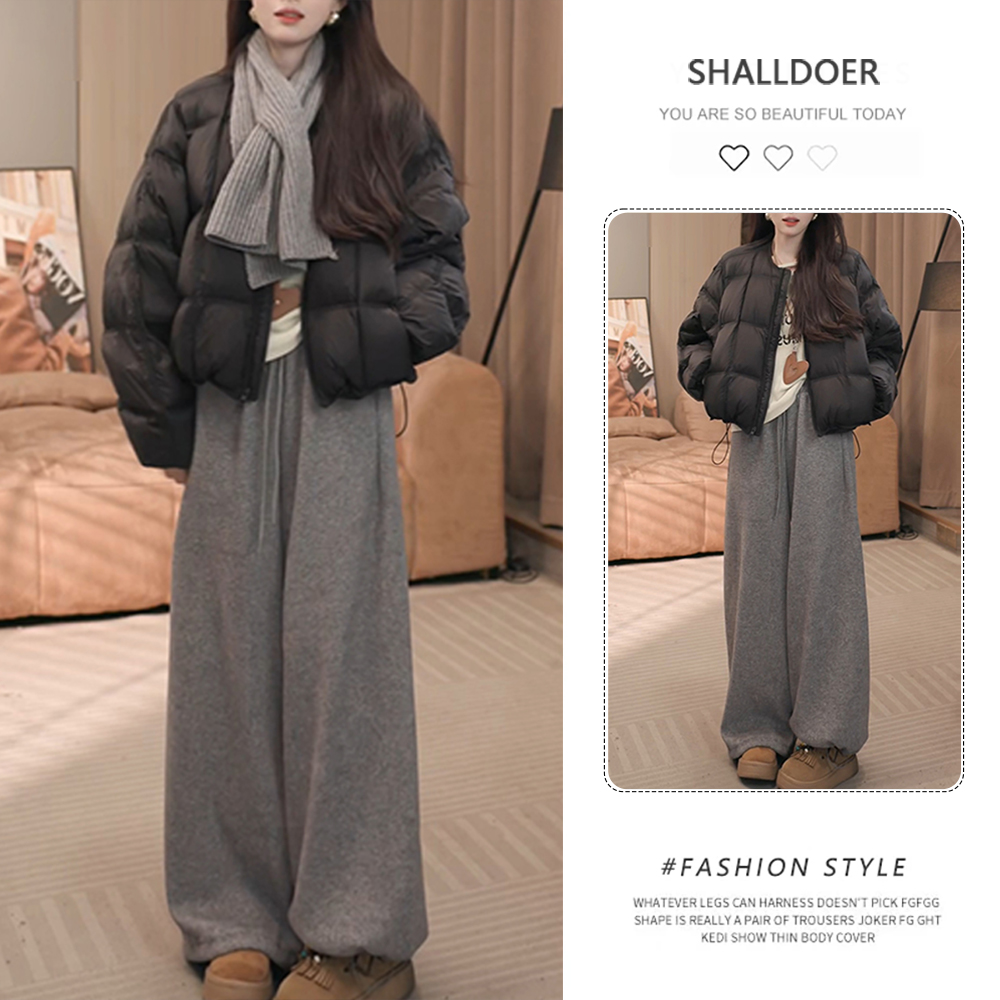 2025慵懒风秋季长袖上衣搭休闲裤女款时尚套装时髦潮流