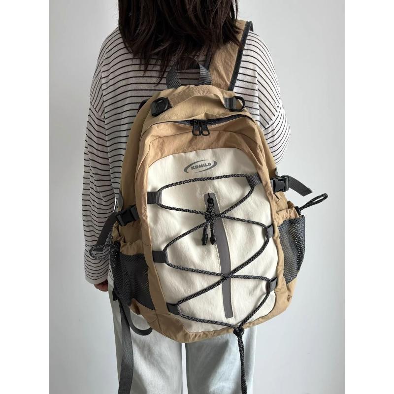 轻便双肩包女超轻减负户外登山旅游骑行背包通勤大容量防泼水书包