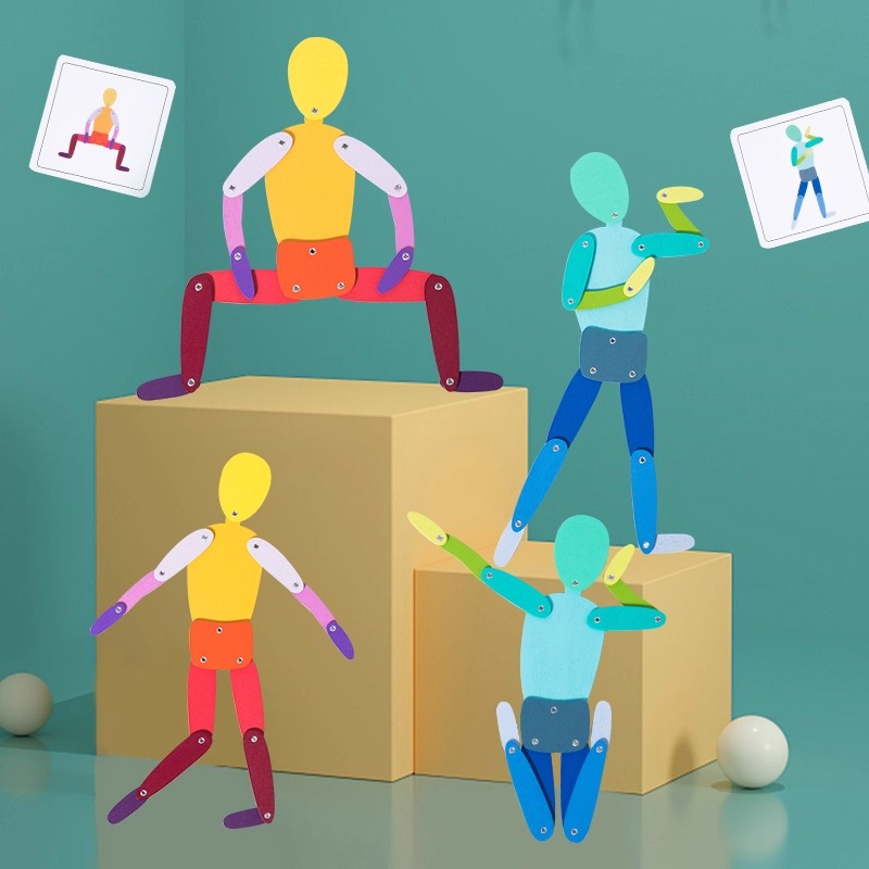 益智火柴关节运动木人游戏2025新款玩具男孩子解压网红款儿童玩具