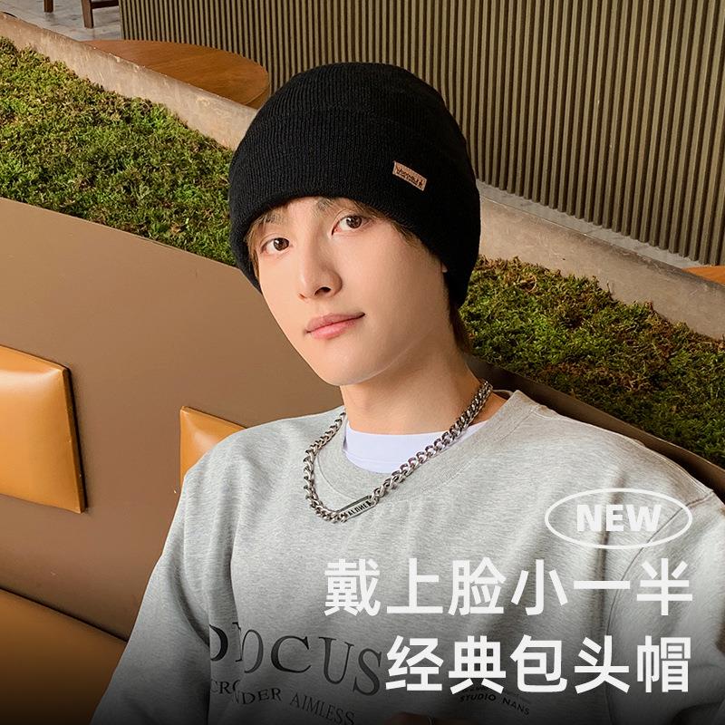 巴拉巴拉男孩女孩博野潮流羊绒帽子男式春秋户外骑AL725832408998