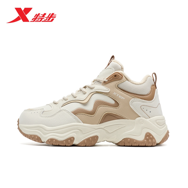 【情侣大棉】特步加绒保暖秋冬新款加绒保暖男鞋女鞋过冬棉鞋休闲鞋