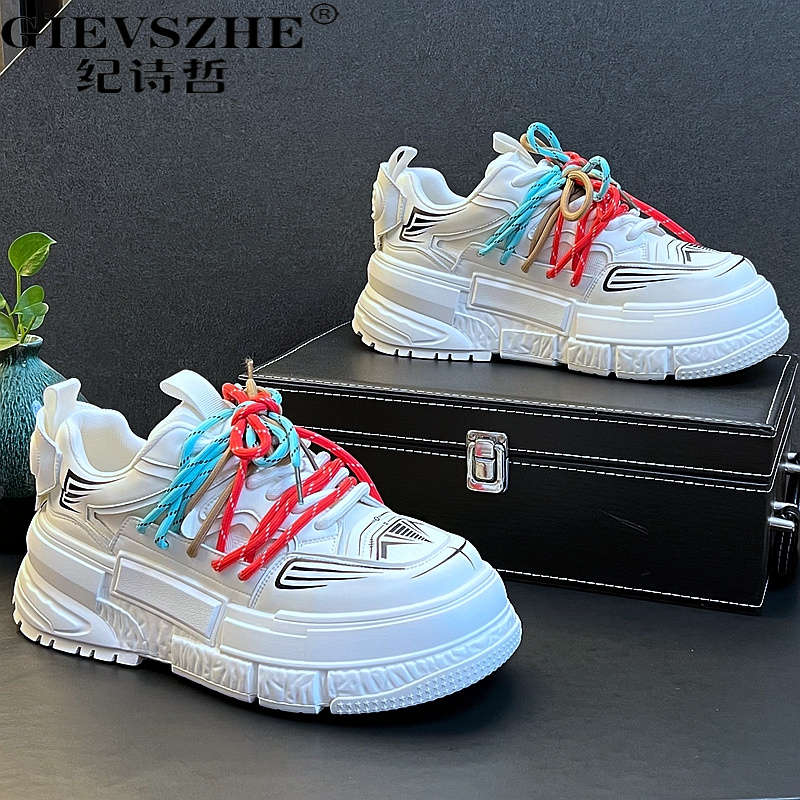 纪诗哲干净感痞帅男鞋秋季新款轻奢高端板鞋韩版潮韩版透气男板鞋