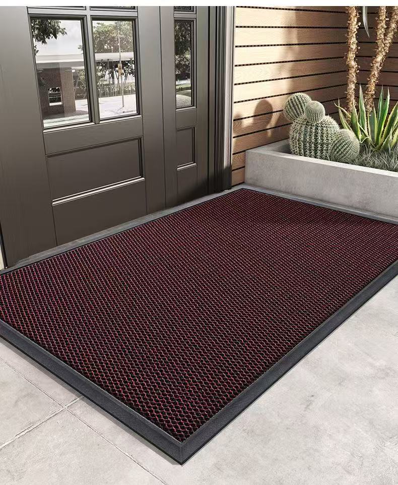 高端尼龙弹力镂空地垫入户门进门脚垫别墅门垫防滑耐磨蹭土耐脏
