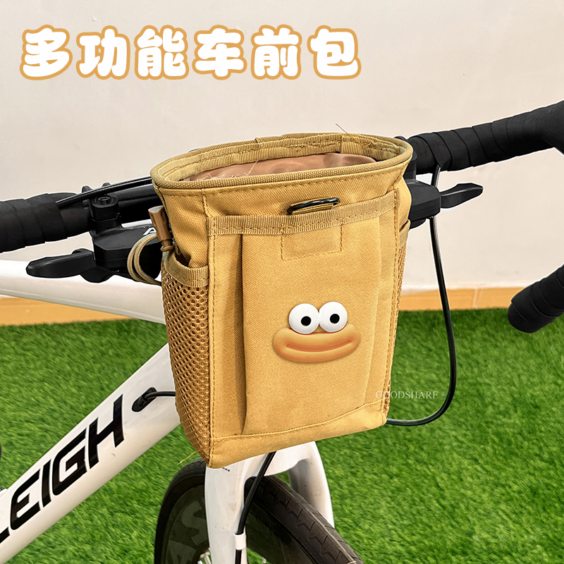 自行车头包可爱卡通香肠嘴山地公路车防水前梁包手机包车把骑行包
