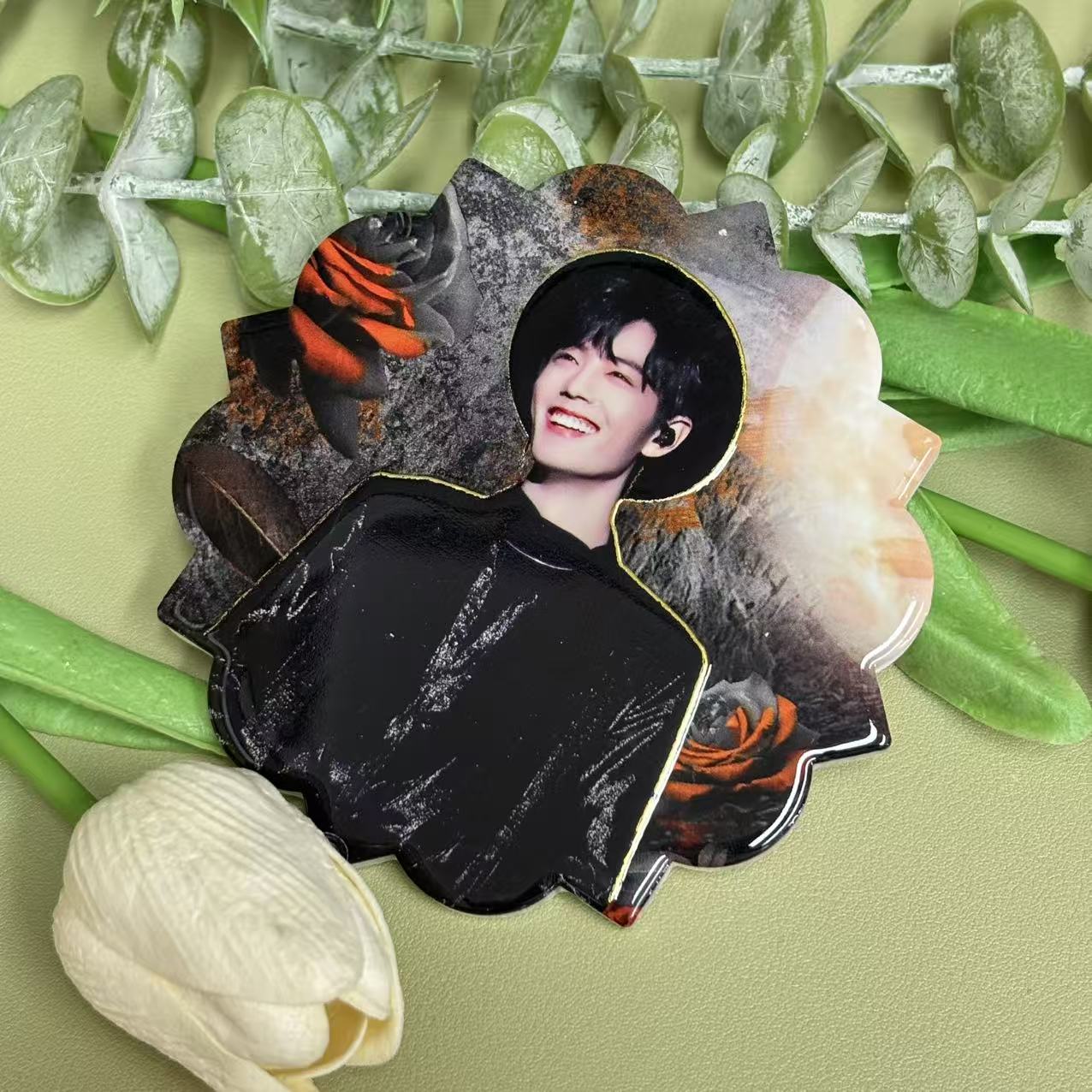 【浮雕陶瓷杯垫】爱豆明星大合集桌面摆件礼物少年