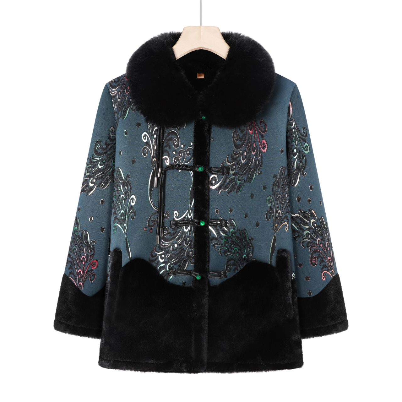 中老年人女装奶奶冬装新中式棉衣外套加厚60岁老人妈妈70太太衣服