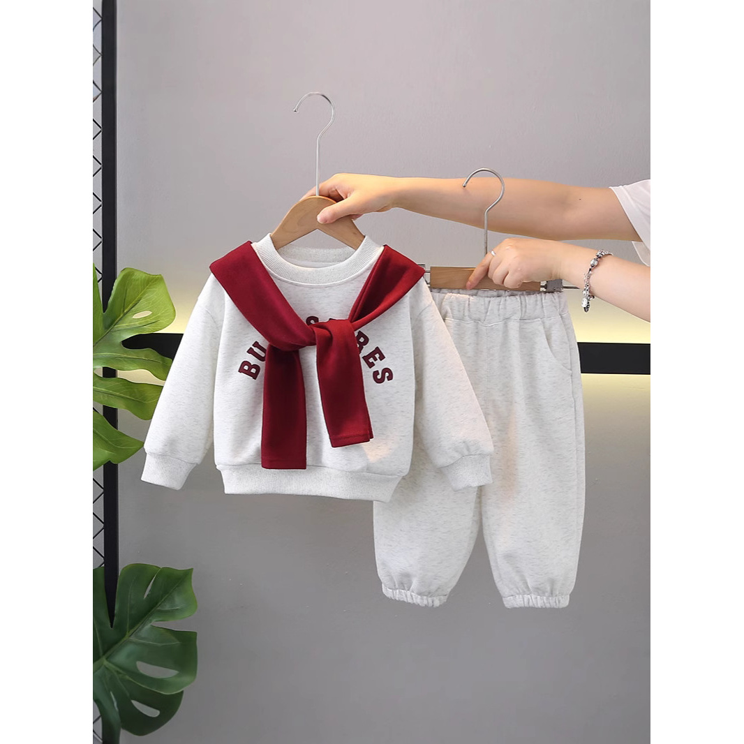 巴拉巴拉男孩女孩适配男童休闲套装春秋季2025新款中小童运动装儿