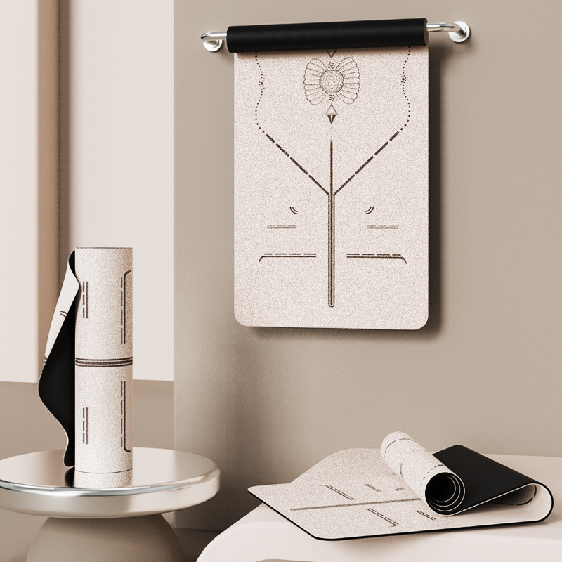 甫士｜PU磨砂 高品质天然橡胶瑜伽垫居家健身好物双面耐磨防滑耐磨