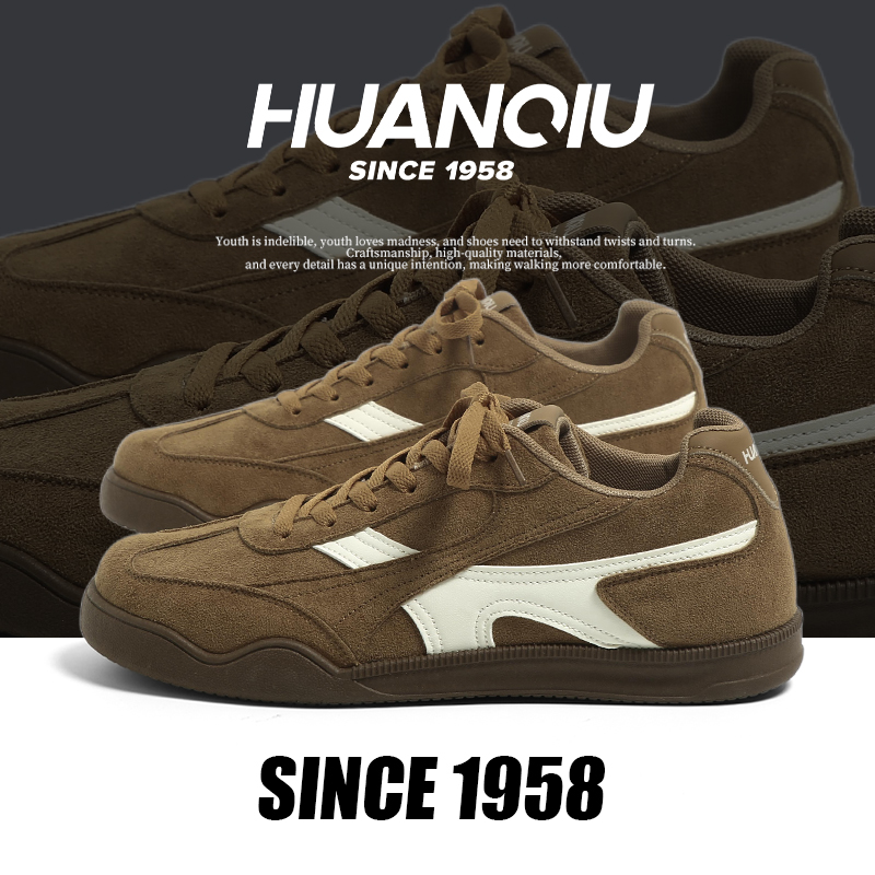 环球复古德训鞋男款2025秋季新款时尚百搭软底增高干净感痞帅男鞋