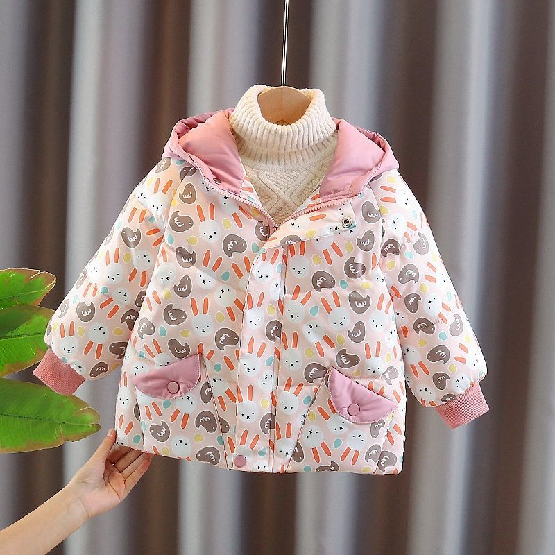 巴拉巴拉男孩女孩女童棉服2025新款韩版洋气中小童棉袄女宝宝加绒