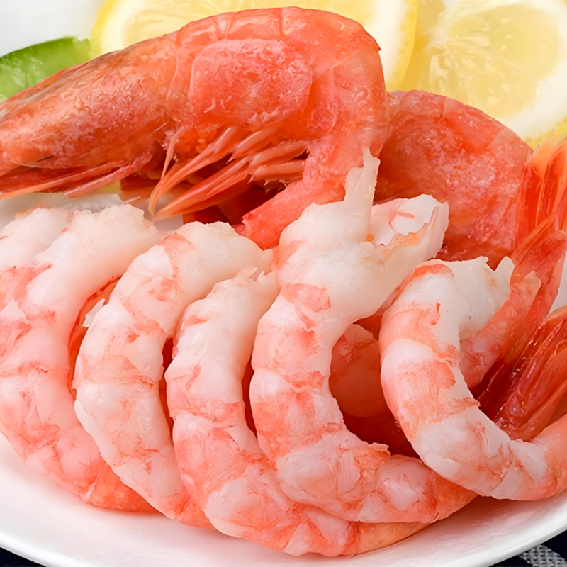 【ZB-90/120甜虾-3斤】北极甜虾加拿大进口深海冷水虾