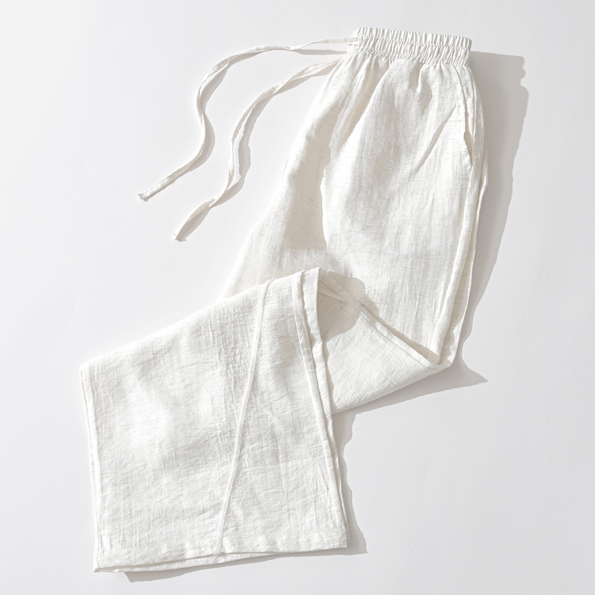 2025春夏上新！大师设计款亚麻阔腿裤Q020