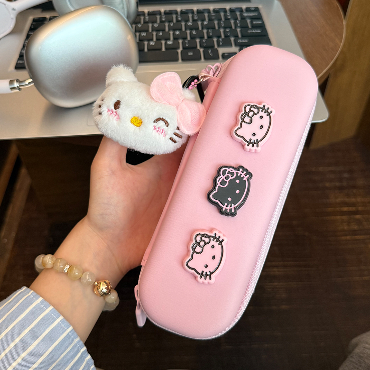 粉色KT猫云台相机收纳包大疆pocket3防摔保护套配件便捷旅行收纳