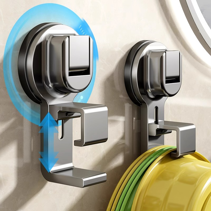 优勤吸盘实用脸盆收纳架挂钩浴室盆子卫生间置物架厕所挂盆神器