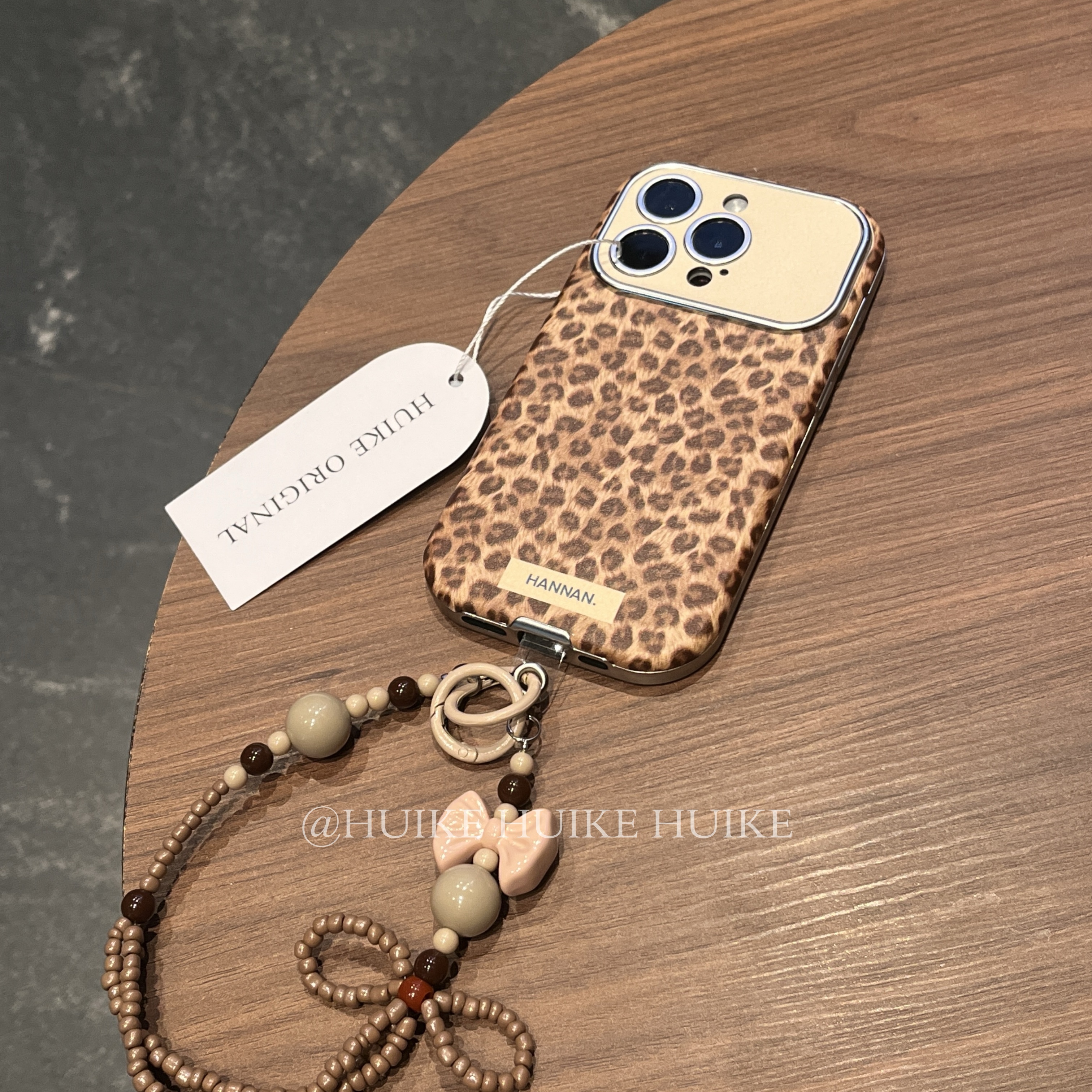 大视窗豹纹手提适用17苹果16手机壳iphone15全包14软皮质13promax