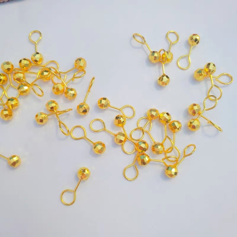 钨金耳饰 XM266稀缺独家版高定镀K金CNC工艺耳钉地球珠