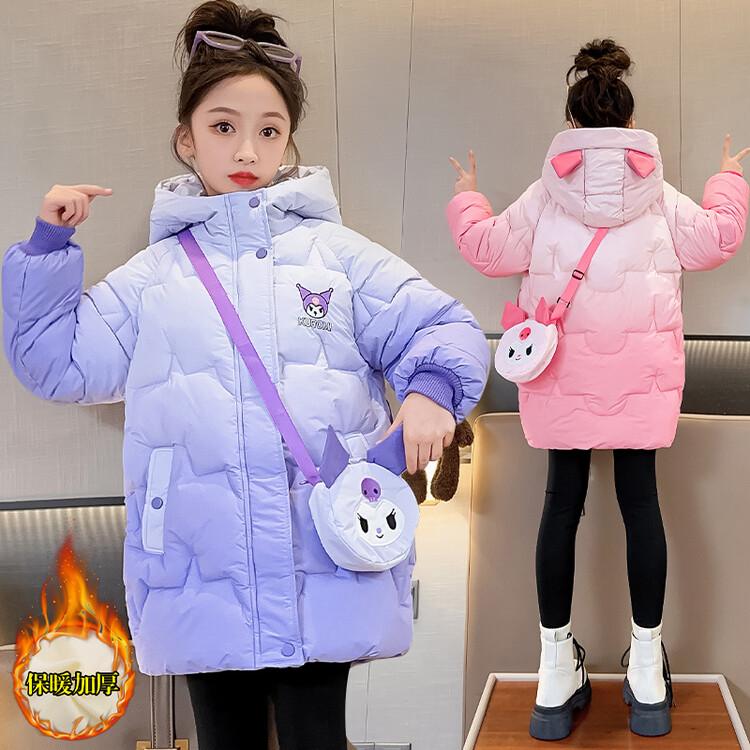 渐变色儿童背包包棉衣商超品质内里仿超数据好加厚保暖宝宝童装