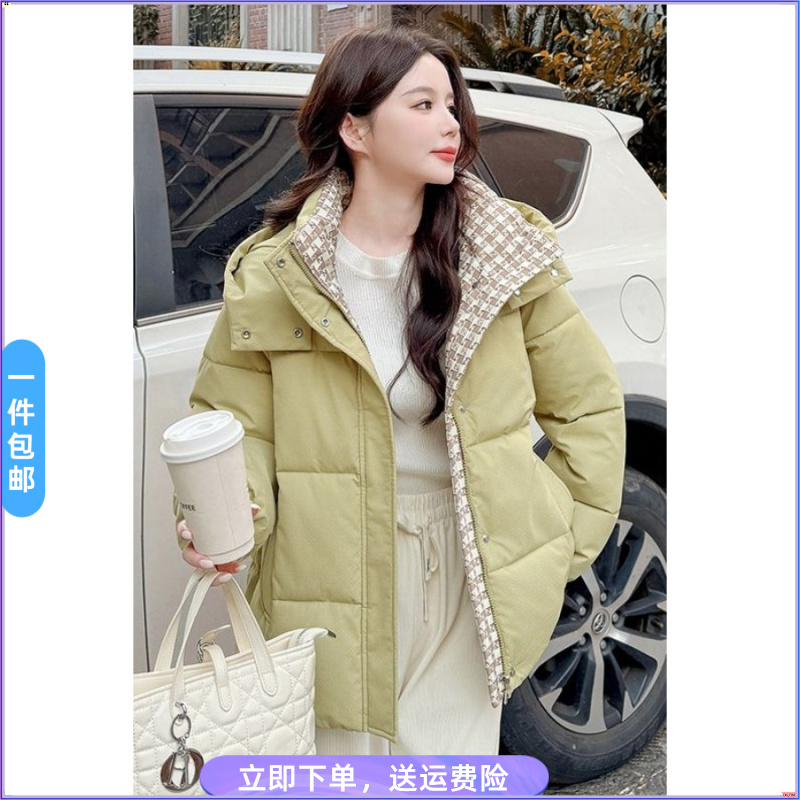 宽松服冬季短款小个子新款棉袄显瘦学生加厚棉衣外套