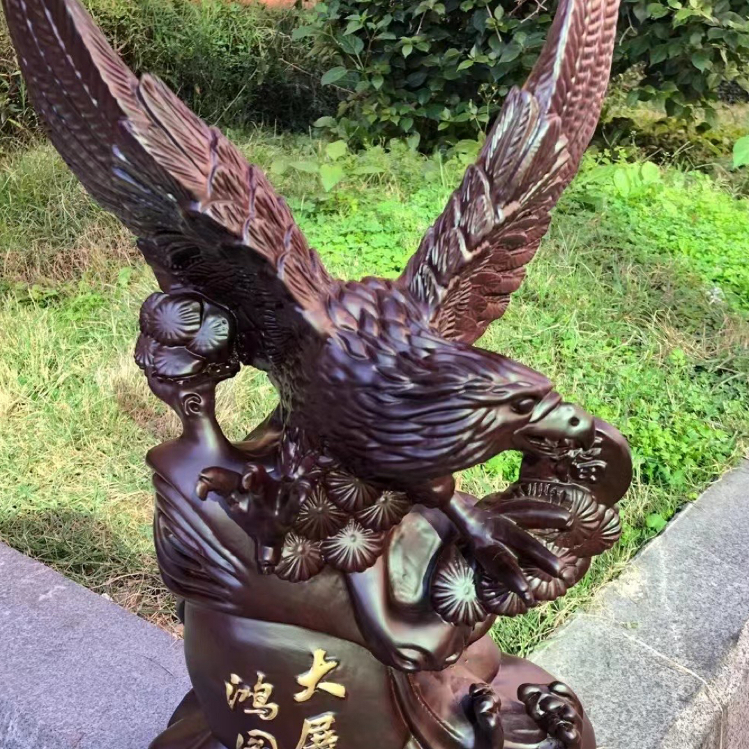 黑檀木老鹰30公分
