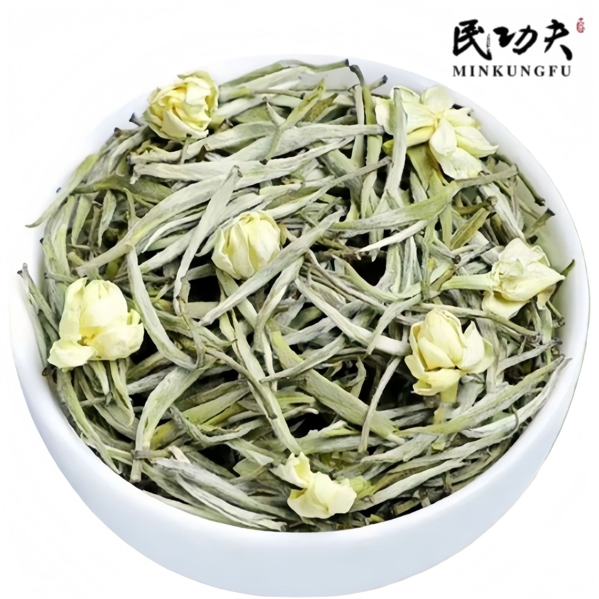 茉莉窨制全芽茶2025新茶茉莉银针特级八窨一提茉莉花茶针王500g