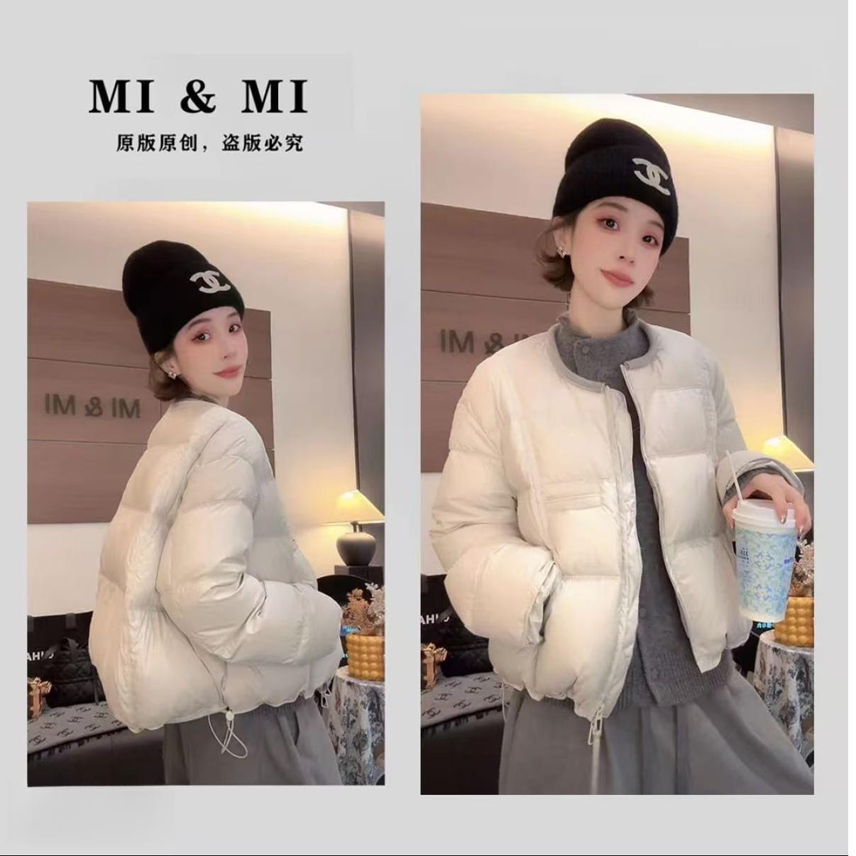 秋冬上新”90 白鸭绒”双拉链羽绒龟背外套2502-320