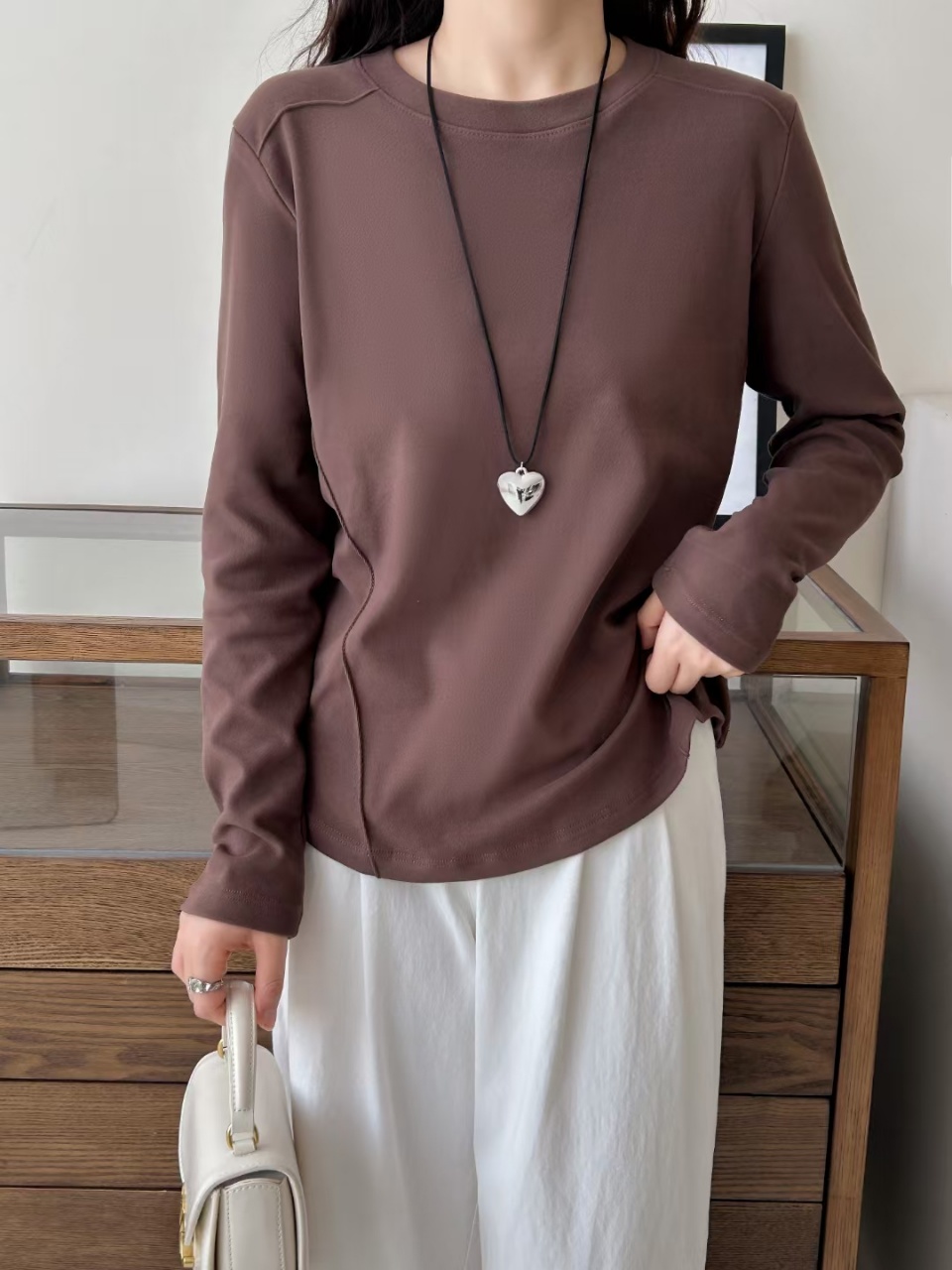 （春秋爆款）磨毛糯米绒基础不挑人鱼骨收腰穿衣显瘦款-鱼骨打底D